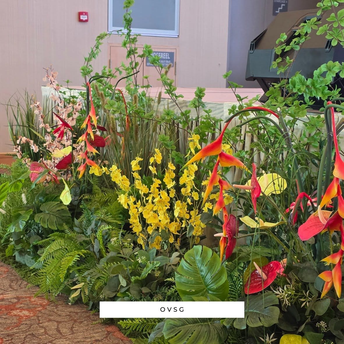 Stage Floral Decorations by Ovation